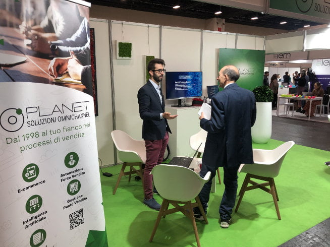 Prima immagine dello stand Planet Soluzione all Ecommerce day